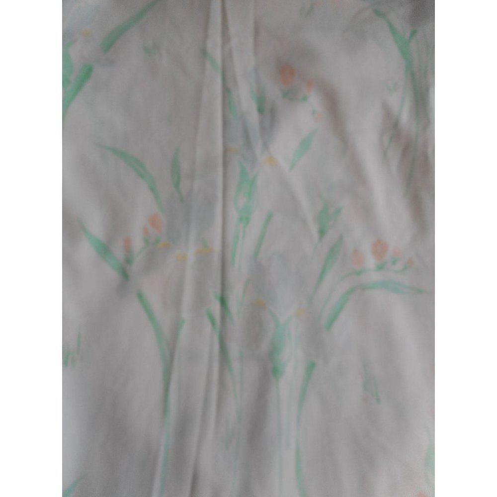 Vintage Floral Queen Flat Lady Pepperell Sheet - Picture 4 of 5